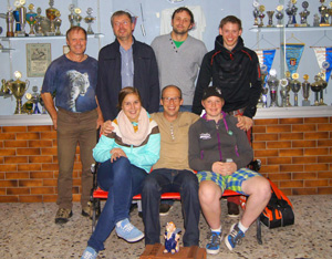 Die Badmintonspieler der Spielgemeinschaft SC Burgberg/TV Hindelang